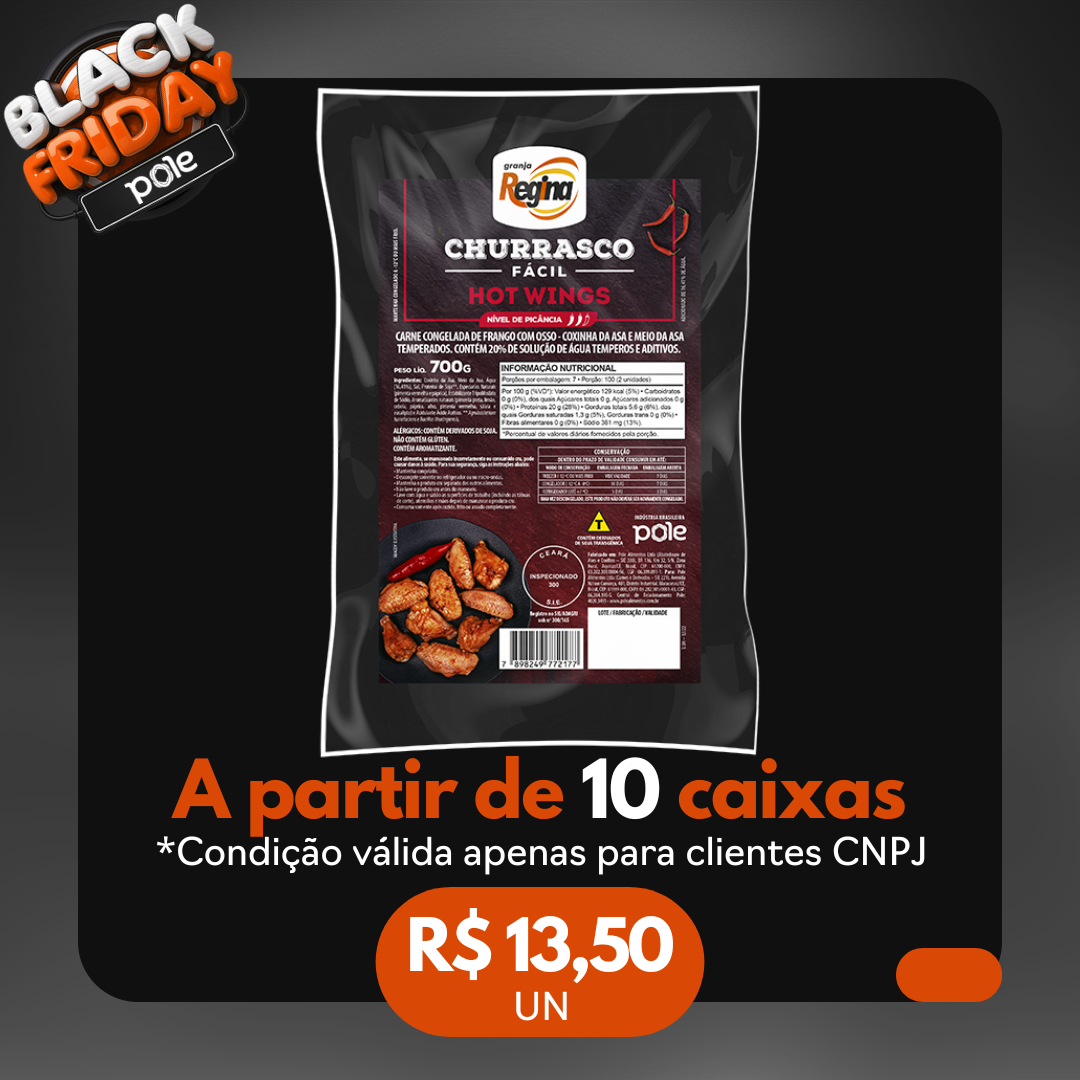 Hot Wings Cong 700g - Churrasco Fácil